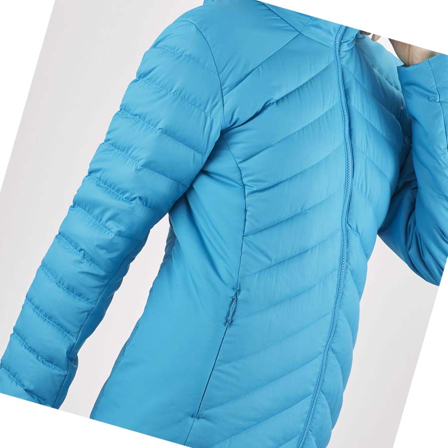 Salomon ESSENTIAL XWARM DOWN INSULATED Kadın Ceket Mavi | TR 2447WNB